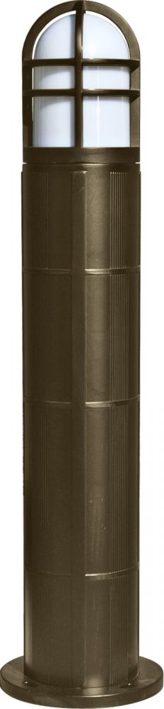 FIBERGLASS BOLLARD OPEN CAGE 26W DL-S26-GU24 120V