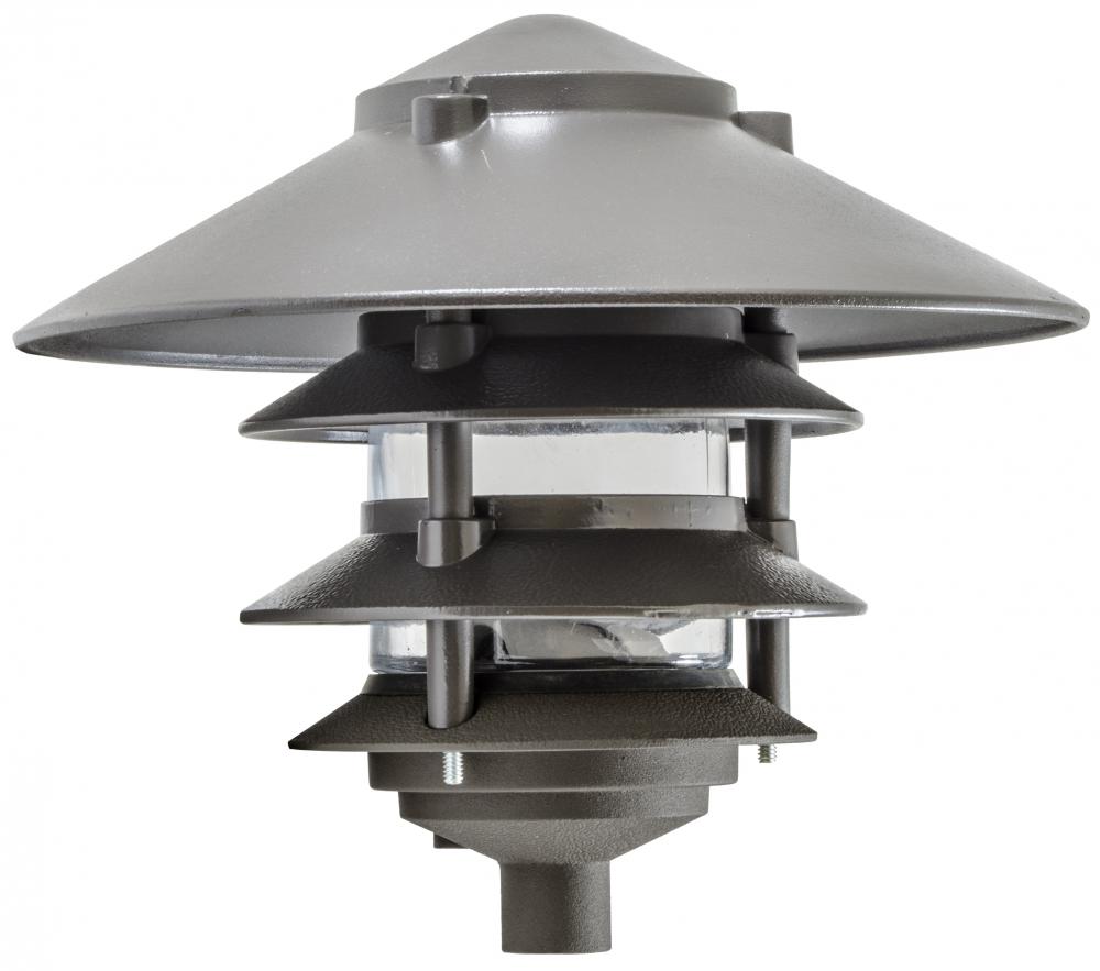 PAGODA FIX 4 TIER 10"TOP 1/2"BASE 13W DL-S13-GU24 120V