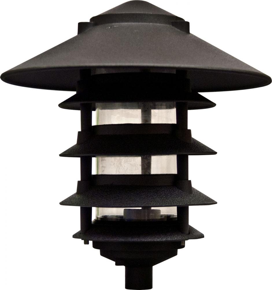 PAGODA FIX 5 TIER 10"TOP 3" BASE G24 2 PIN 12W 60 LEDS