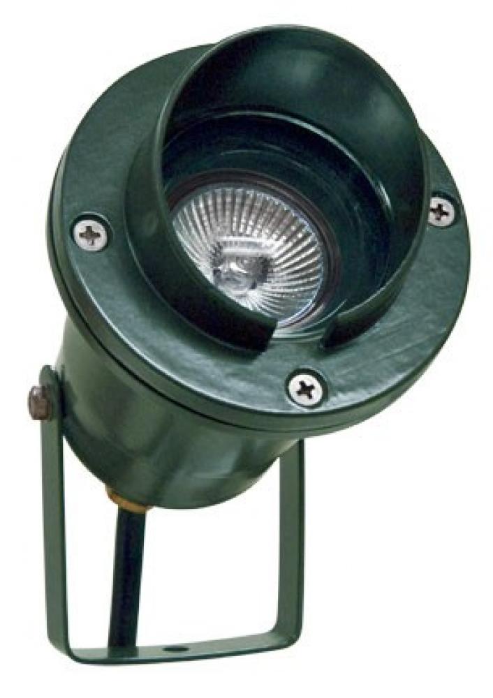 HOODED SPOT LIGHT W/YOKE 7W LED MR16 12V