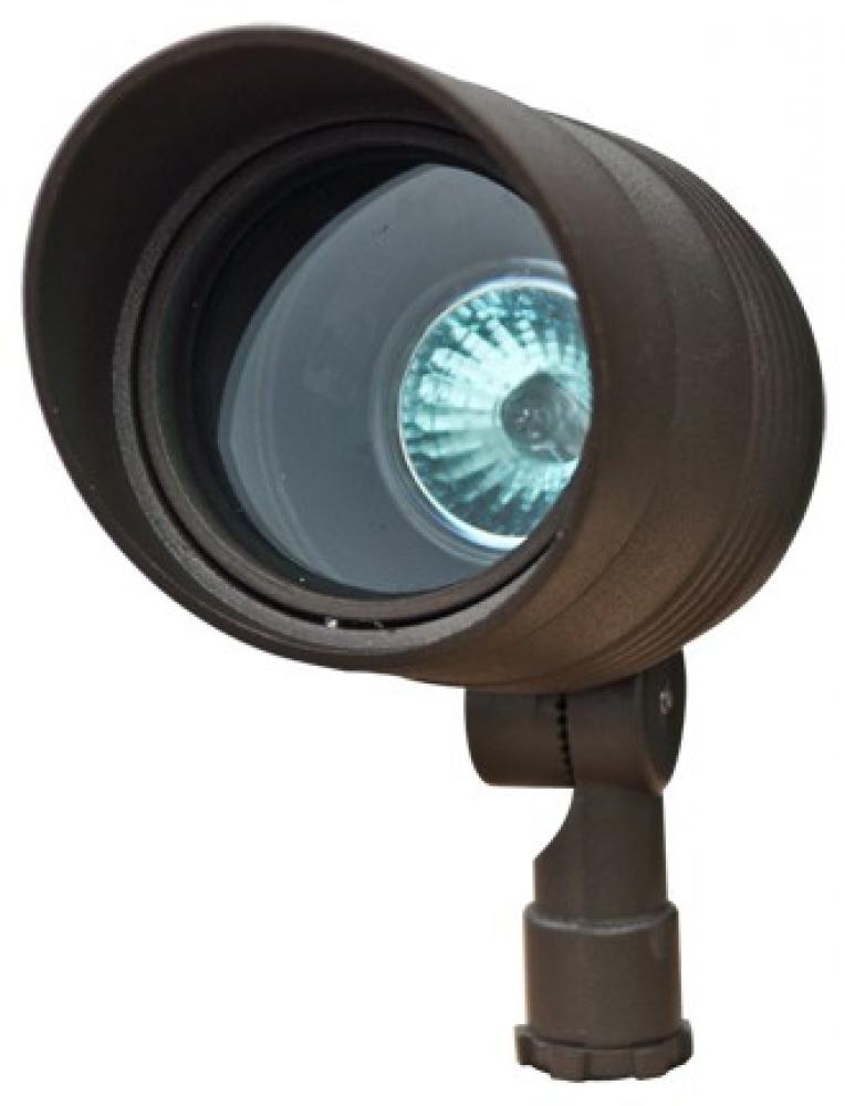 HOODED DEEP CONE SPOT LIGHT 7W LED MR16 12V
