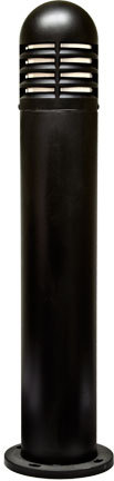 Dabmar D183-50-MT-B - Fiberglass Bollard Open Cage 50 Watt Metal Halide Multi-Tap
