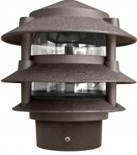 Dabmar D5305-LED4-BZ - PAGODA FIX 3 TIER 6" TOP 3"BASE 4W LED 120V