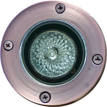 Dabmar LV25-LED7-WBS - SOLID BRASS W/O GRILL WELL LIGHT 7W LED 12V