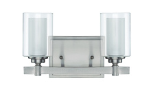Craftmade 16712BNK2 - Celeste 2 Light Vanity in Brushed Polished Nickel