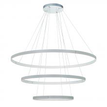 Eurofase 43900-039 - VERDURA,3 RING CHANDELIER,GRY