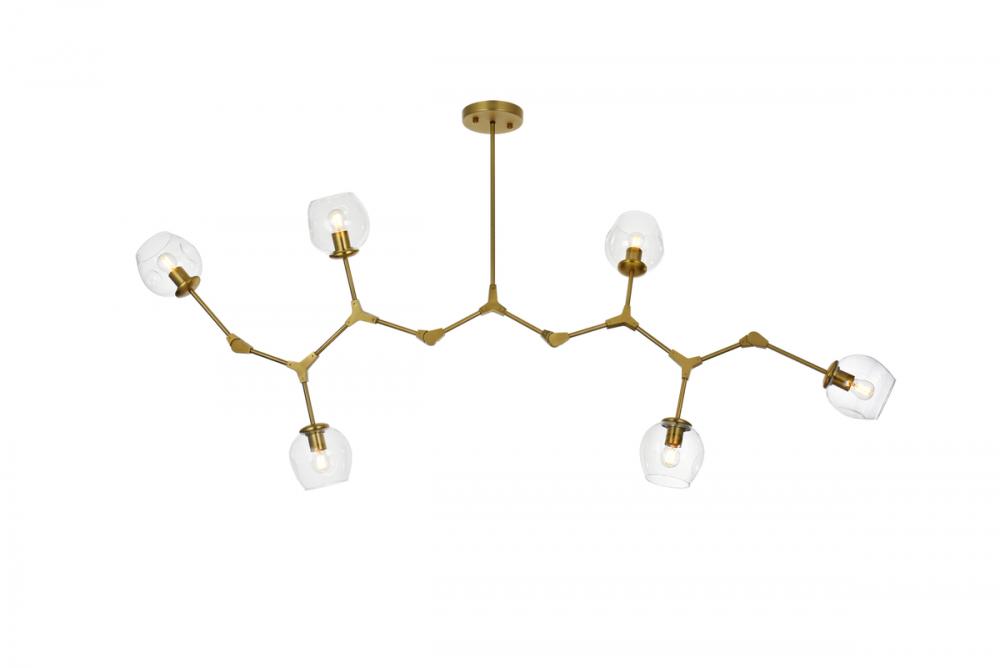 Cavoli HANG L70"W27"H27"L6 Brass
