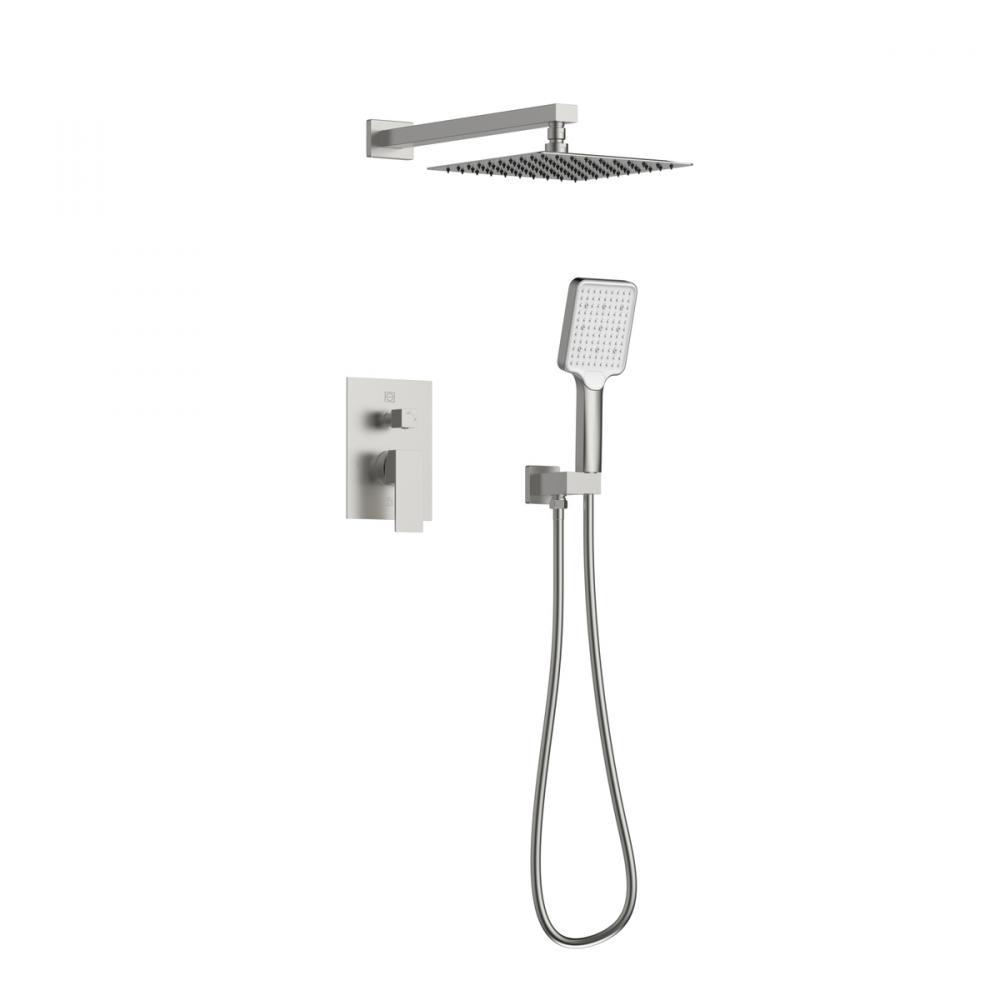 Shower Room Faucet 19-7/64" × 78" brushed nickel