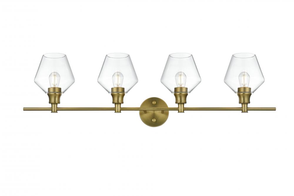 Gene Wall L37.6W8H10.5 Satin Gold C/GL