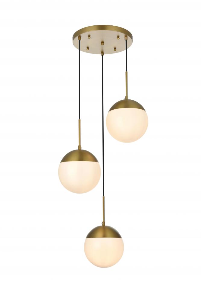 Eclipse Hang D18"H9"L3 Satin Gold W