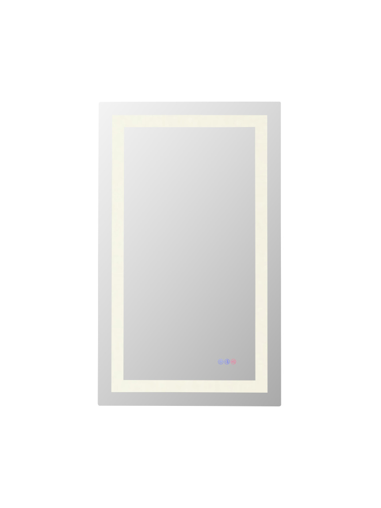LED Mirror W24 H40 3000-6000K Dim