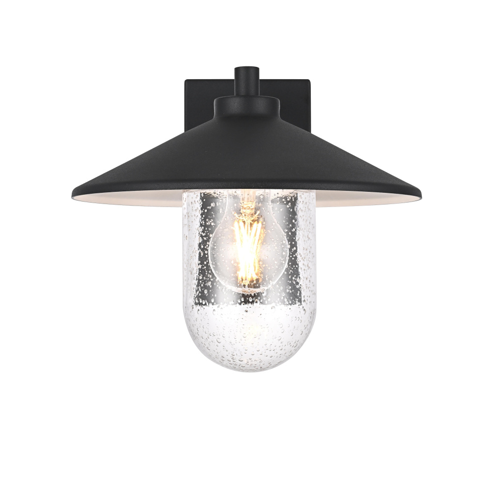Scott 10 inch Outdoor Wall Sconce in Black