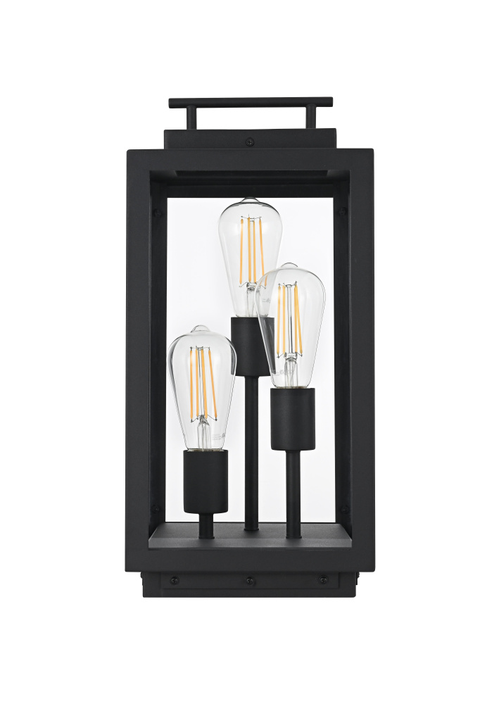 Lawn Light L8.3" W8.3" H17.5" Black