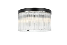 Elegant 1070F16BK - Flush Mount D16"H10"L4 Black