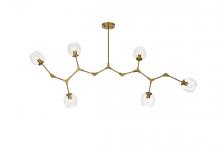 Elegant 1712G70BR - Cavoli HANG L70"W27"H27"L6 Brass