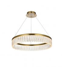 Elegant 2060D24SG - Rune Hang D24"xH4.5" 25W DIM 3CCT Satin Gold