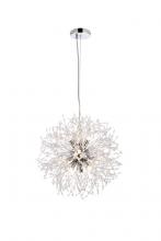 Elegant 3507D18C - Solace 9 lights Chrome pendant