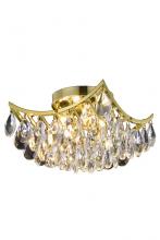 Elegant LD9800F10G(872) - Corona Flush L10"W10"H8"L4 GD 872/RC