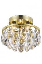 Elegant LD9805F10G(872) - Corona Flush D10"H7"L3 GD RC872