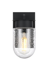 Elegant OD414W8BK - Rafael 5 inch Outdoor Wall Sconce in Black