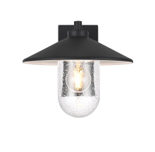 Elegant OD416W10BK - Scott 10 inch Outdoor Wall Sconce in Black